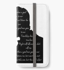Demons run when a good man goes to war iPhone Wallet/Case/Skin