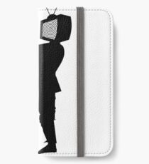 Zombie TV Guy by Chillee Wilson iPhone Wallet/Case/Skin