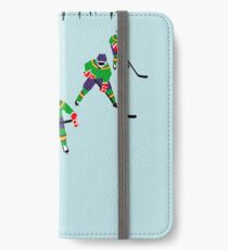 Mighty Ducks fliegen '' V '' iPhone Flip-Case/Hülle/Skin
