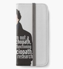 Sherlock - Psychopath/ Sociopath iPhone Wallet/Case/Skin