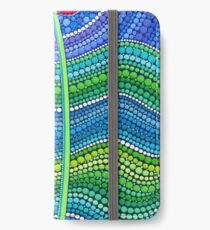 Lotus Growing iPhone Flip-Case/Hülle/Klebefolie