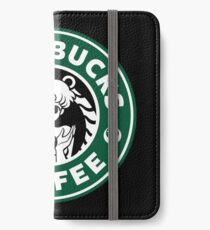Moonbucks Kaffee iPhone Flip-Case/Hülle/Klebefolie