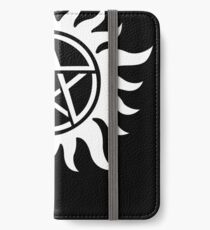 Anti-Possession Tattoo Symbol White Version - Supernatural Inspired iPhone Wallet/Case/Skin