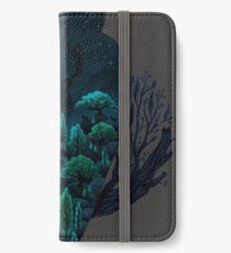 Eulenlandschaft iPhone Flip-Case/Hülle/Klebefolie
