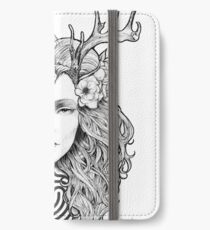 Horned Goddess by Juliana Loomer iPhone Wallet/Case/Skin
