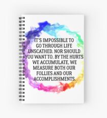 Follies And Accomplishments Spiral Notebook