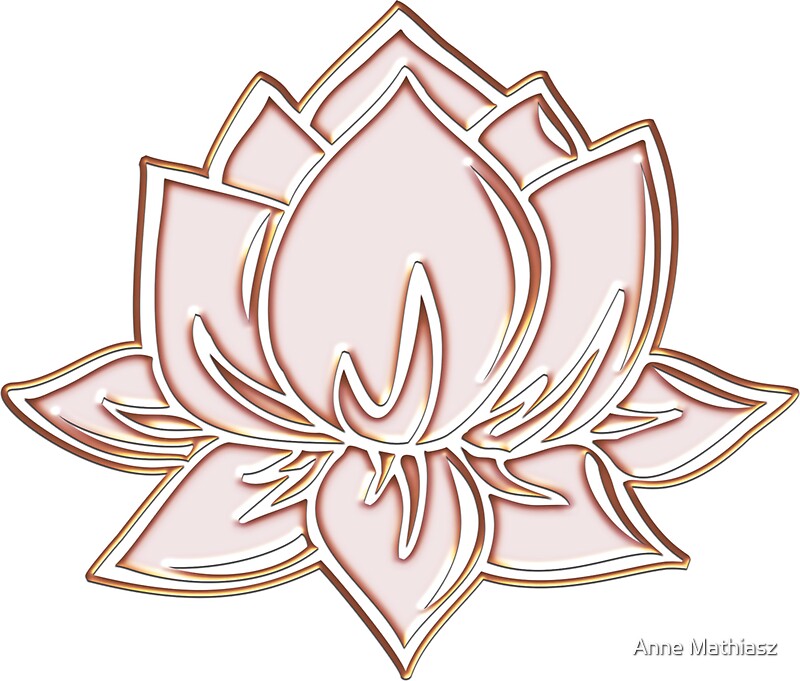  Lotus Flower Symbol Wisdom Enlightenment Buddhism Zen Stickers By Nitty gritty Redbubble