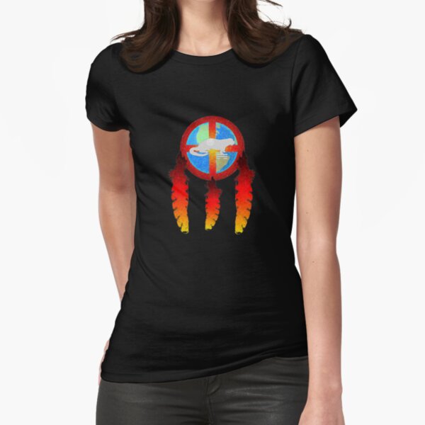 Earth Medicine-Otter Fitted T-Shirt