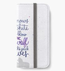 The lone wolf iPhone Wallet/Case/Skin