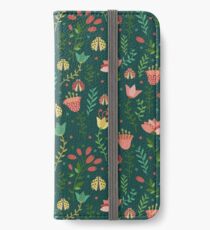 Floral pattern iPhone Wallet/Case/Skin