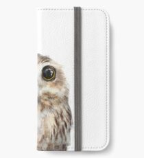 Kleine Eule iPhone Flip-Case/Hülle/Klebefolie