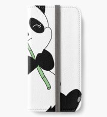 Panda iPhone Flip-Case/Hülle/Klebefolie