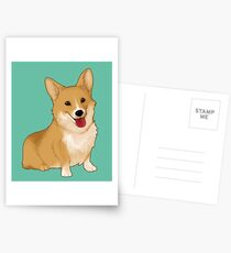 Cute smiling corgi Postcards
