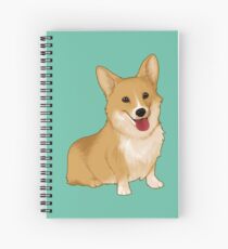 Cute smiling corgi Spiral Notebook
