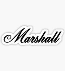 Marshall Black Sticker