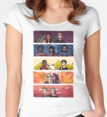 Sense8 Rainbow Women's Fitted Scoop T-Shirt