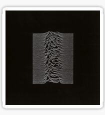 Unknown Pleasures album cover Sticker