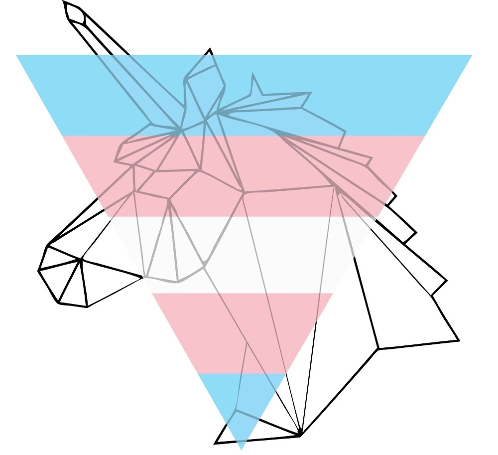"Trans*Unicorn" by smashketchum151 Redbubble