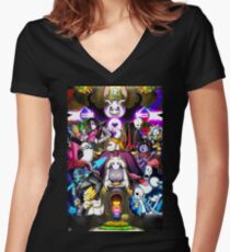 Undertale Women's Fitted V-Neck T-Shirt
