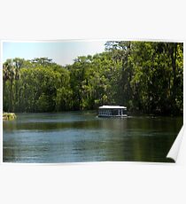 Glass Bottom Boat on Silver Springs Poster