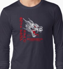 White Dragon Noodle Bar (aged look) Long Sleeve T-Shirt