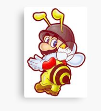 Bee Mario Canvas Print