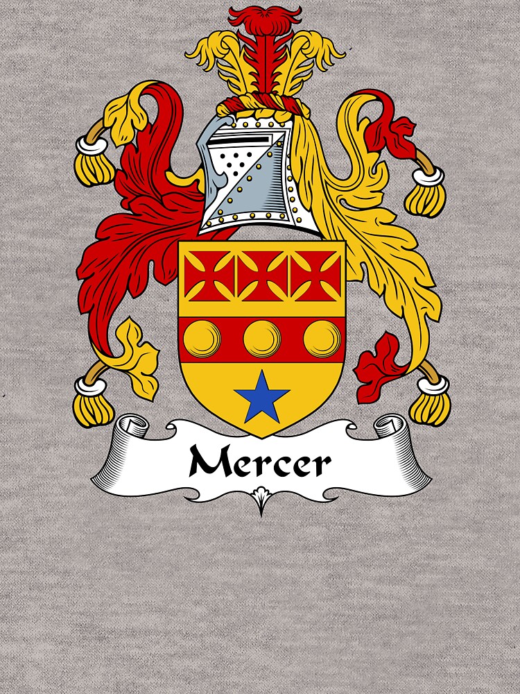 "Mercer Coat of Arms / Mercer Family Crest" Lightweight Hoodie by ScotlandForever Redbubble