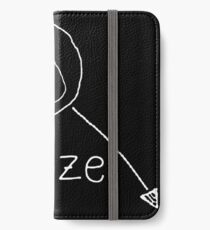 Das Leben ist seltsam Snooze iPhone Flip-Case/Hülle/Klebefolie