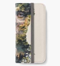 Der Torwächter Dark Surrealismus Art iPhone Flip-Case/Hülle/Klebefolie