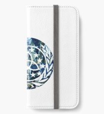 Das Arche-Lager Jaha Emblem. iPhone Flip-Case/Hülle/Klebefolie