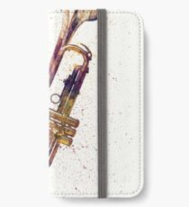 Trumpet Abstract Watercolor iPhone Wallet/Case/Skin