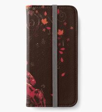 Blätter im Wind iPhone Flip-Case/Hülle/Skin