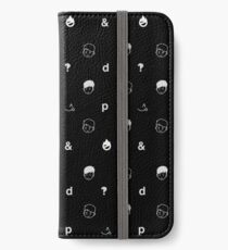 black sesame iPhone Wallet/Case/Skin