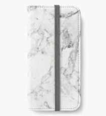 White Marble iPhone Wallet/Case/Skin