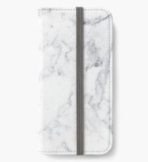 White Marble iPhone Wallet/Case/Skin