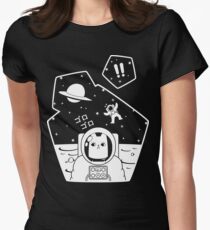Christobelle Purrlumbus: Oblivious Explorer of Space Women's Fitted T-Shirt