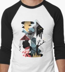Shapes and Nightmares Men's Baseball ¾ T-Shirt