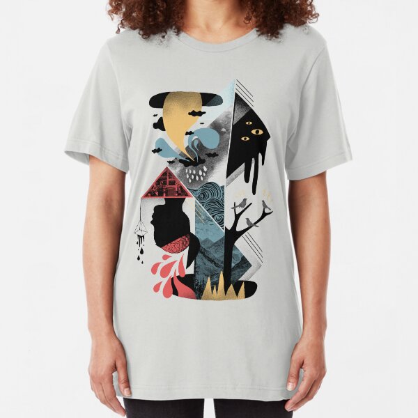 Shapes and Nightmares Slim Fit T-Shirt