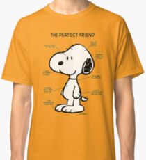 Snoopy : The Perfect Friend Classic T-Shirt