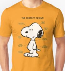 Snoopy : The Perfect Friend Unisex T-Shirt
