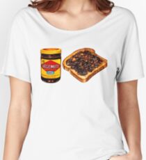 Vegemite and Toast Pattern Women's Relaxed Fit T-Shirt