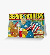 Bernie Sanders: The Star-Spangled Man with a Plan Greeting Card