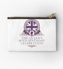 Queen's 90th Birthday #HappyBirthdayYourMajesty (T-shirt, Phone Case & more) Studio Pouch