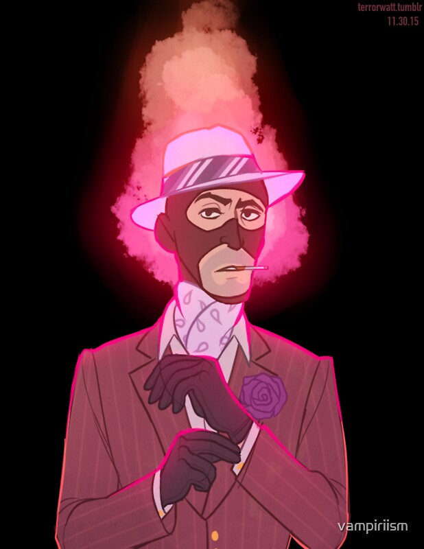 Tf2 Unusual Spy Stickers By Vampiriism Redbubble 1748