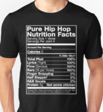 Pure Hip Hop Nutrition Facts Unisex T-Shirt