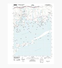 USGS TOPO Map Connecticut CT Mystic 20110930 TM Photographic Print