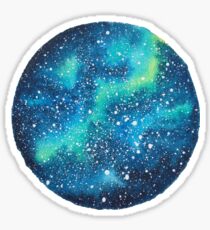 Watercolor Galaxy Sticker