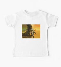 CYBORG TITAN IN THE DESERT OF HYPERION Sci-Fi Movie Baby Tee