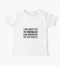 Shout Out Sidewalks Baby Tee