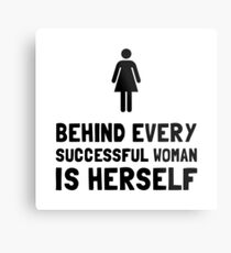 Successful Woman Metal Print